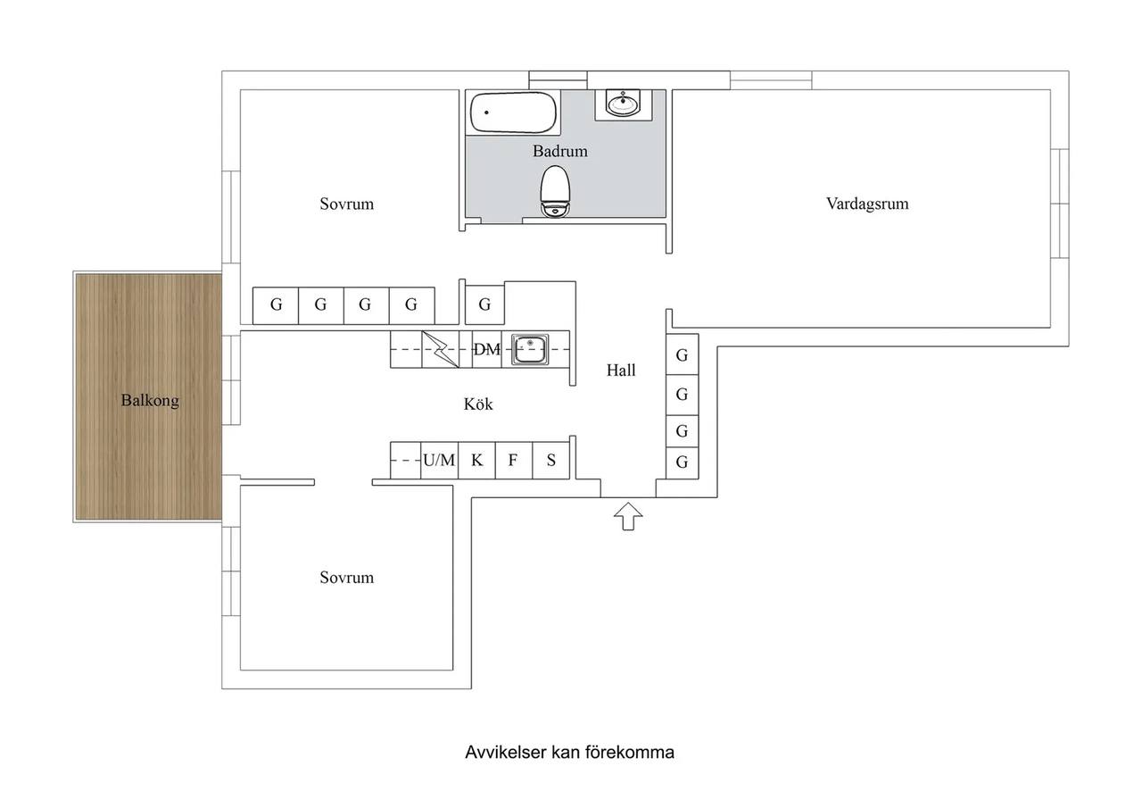 Floor plan for Sätunavägen 8C