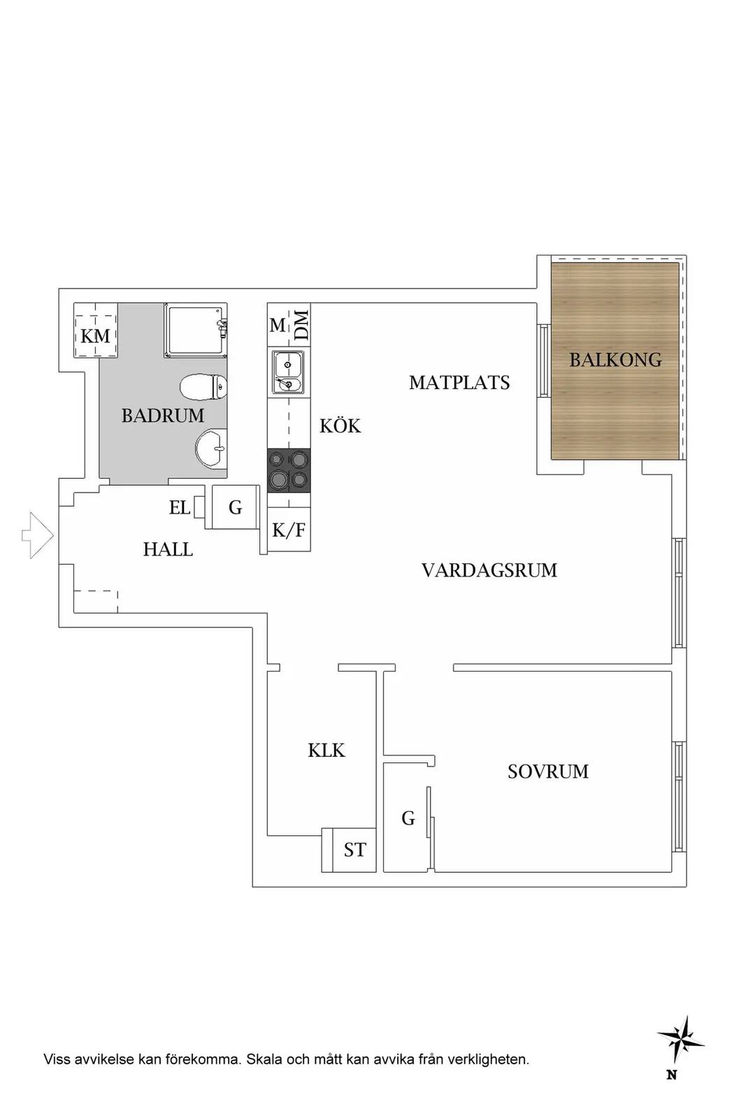 Floor plan for Gjutarplan 2, 4 tr