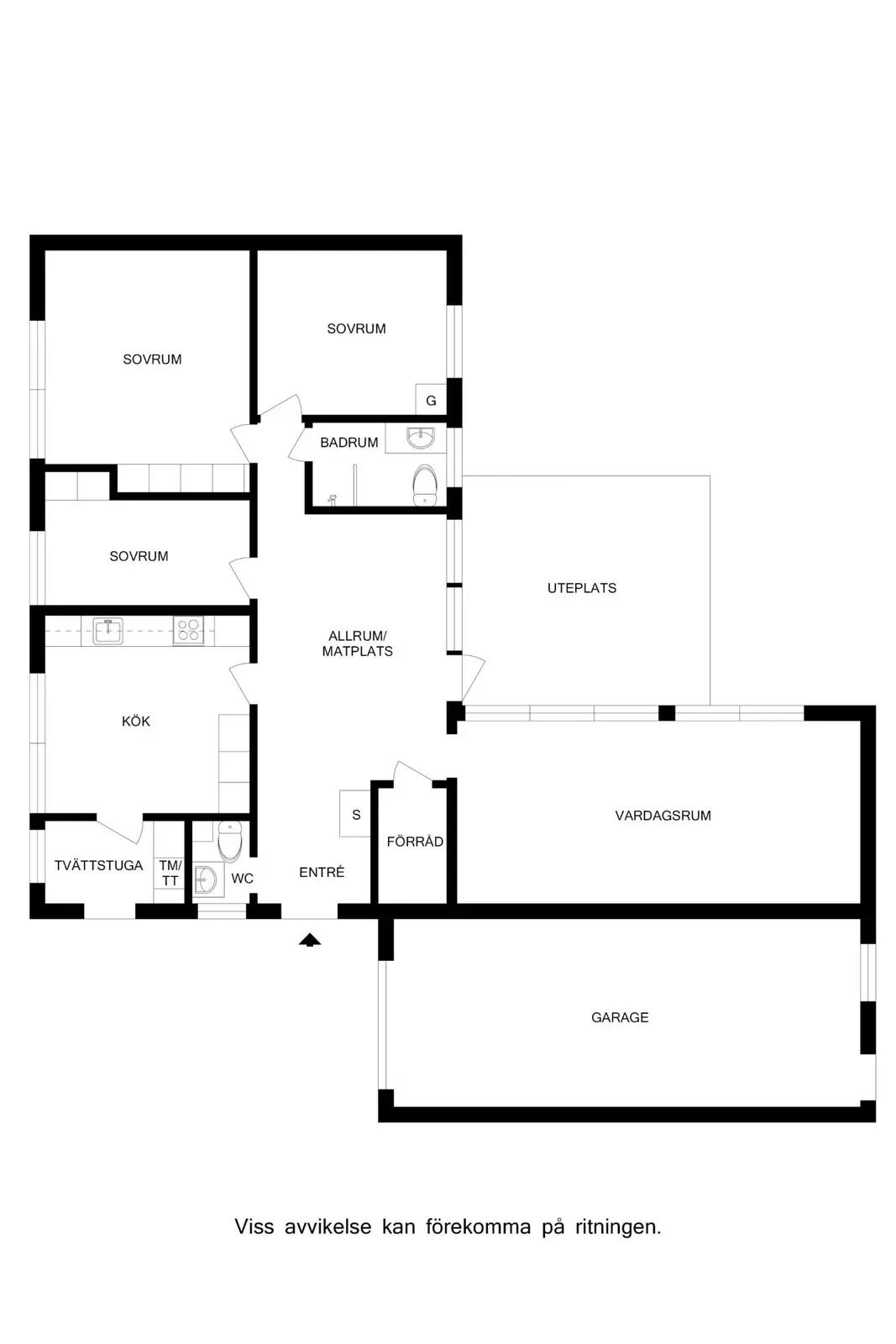 Floor plan for Vikingaleden 3