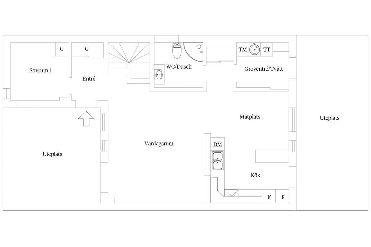 Floor plan for Londonvägen 20