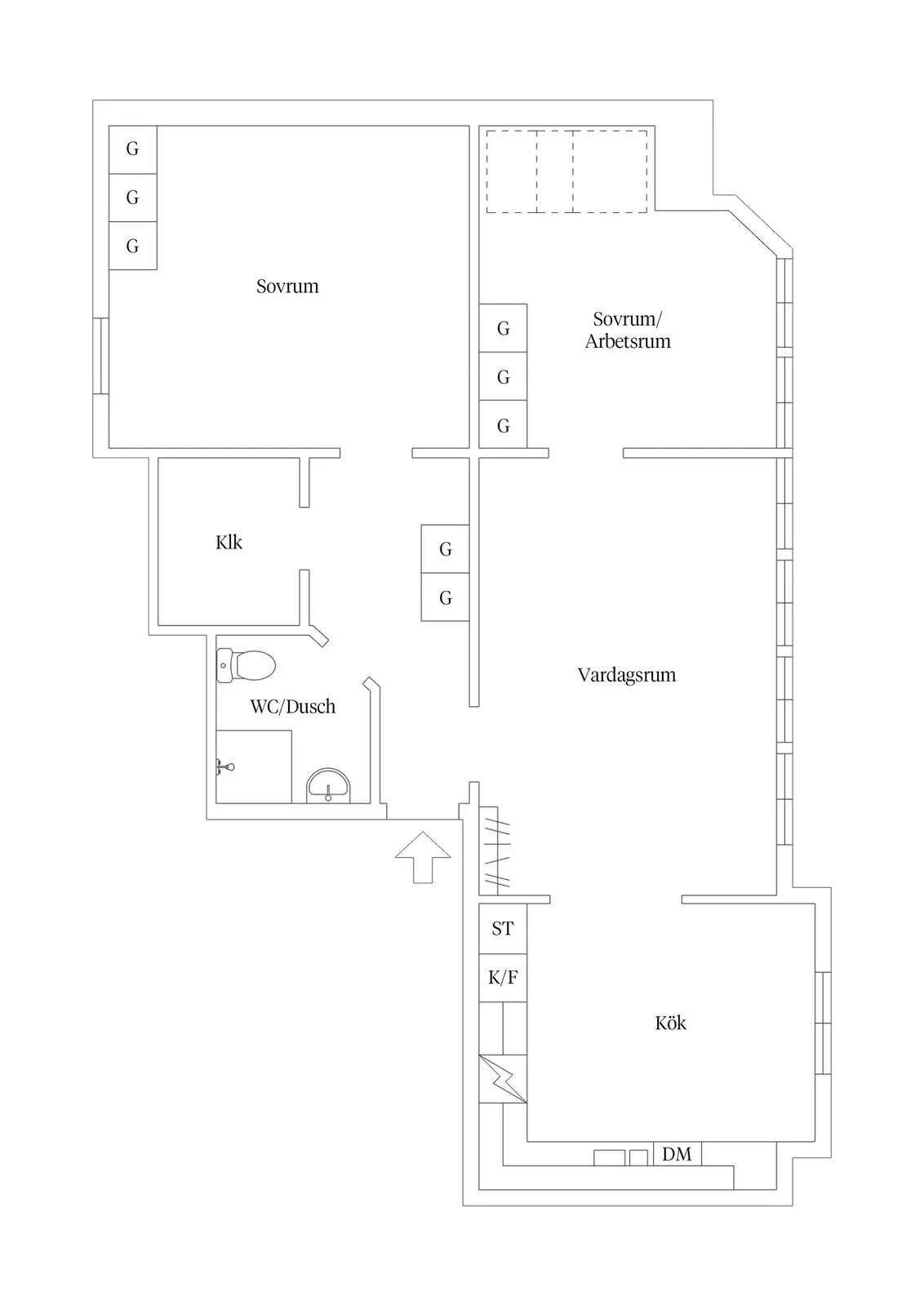 Planritning för Nygatan 14