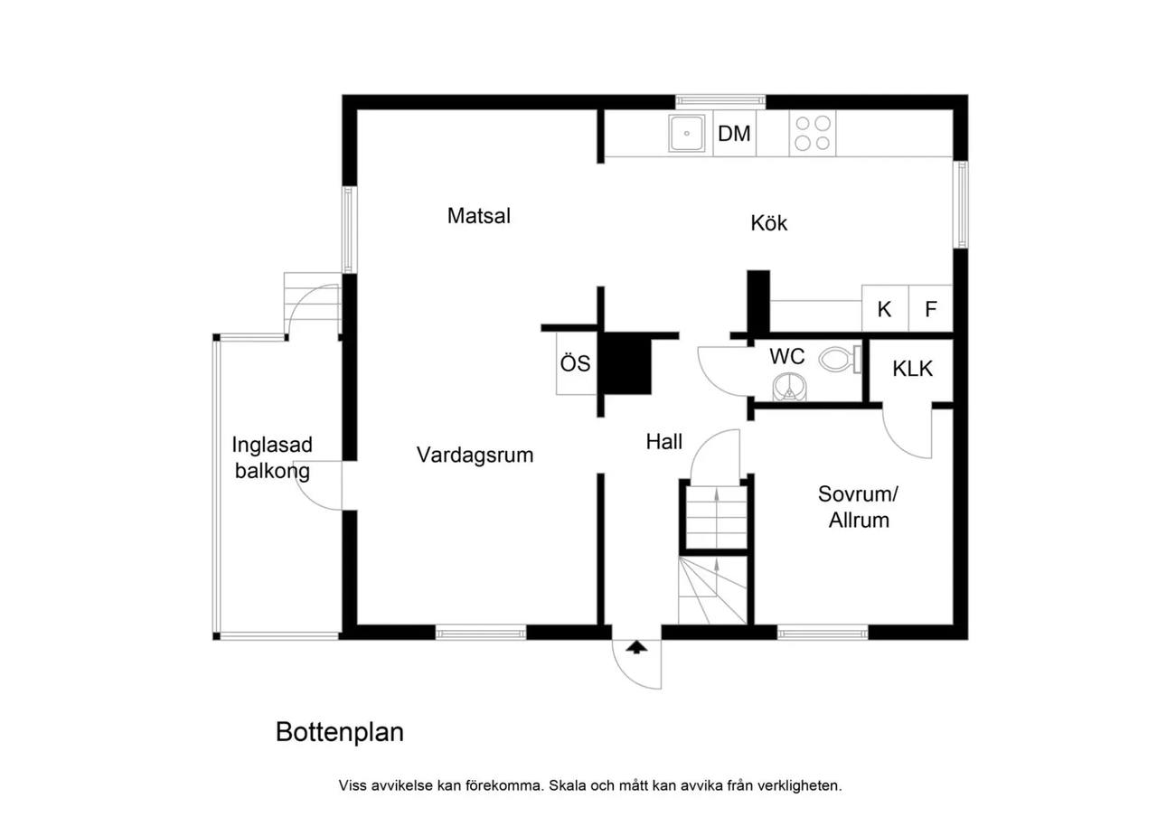 Planritning för Skogsvägen 2