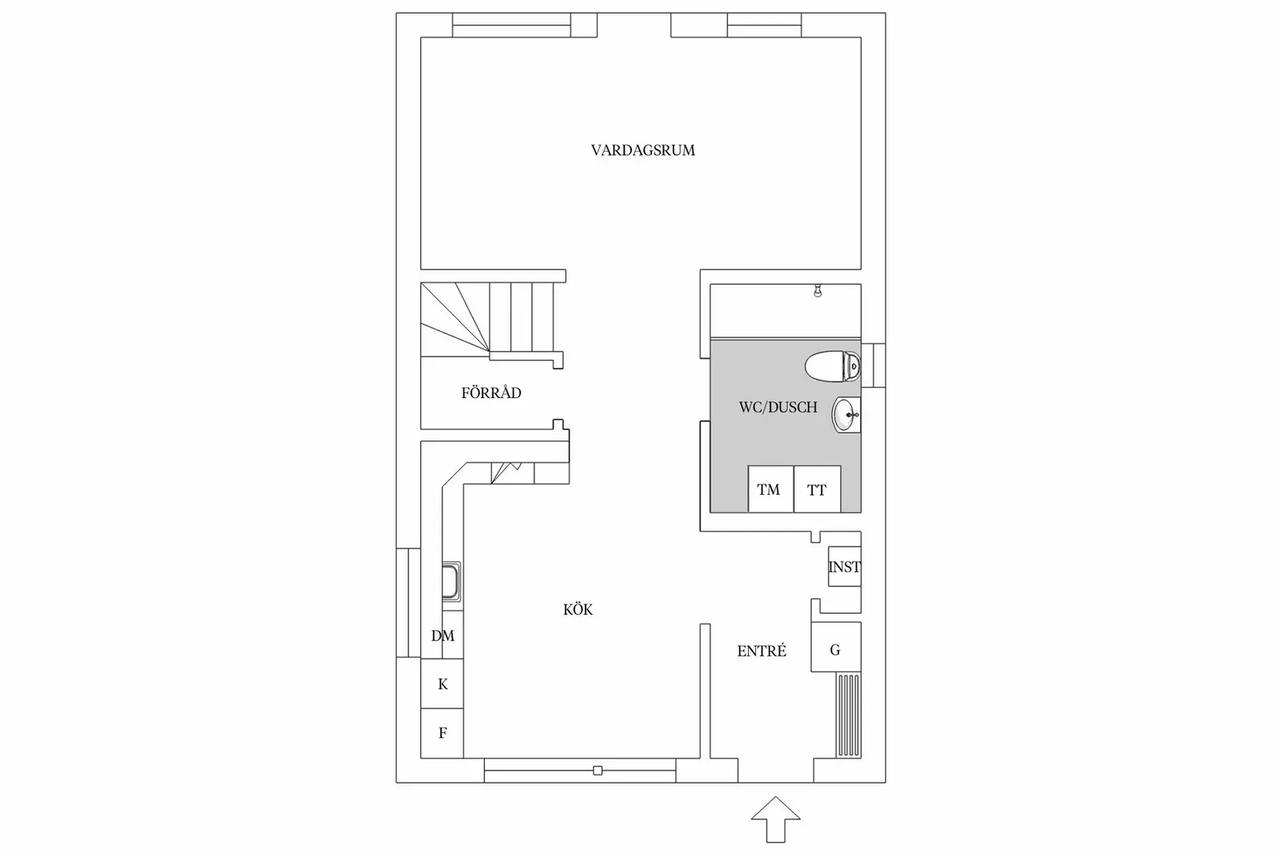 Floor plan for Ekesåsvägen 69