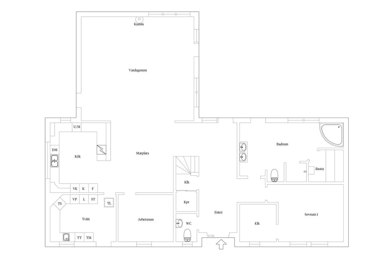 Floor plan for Väringavägen 9