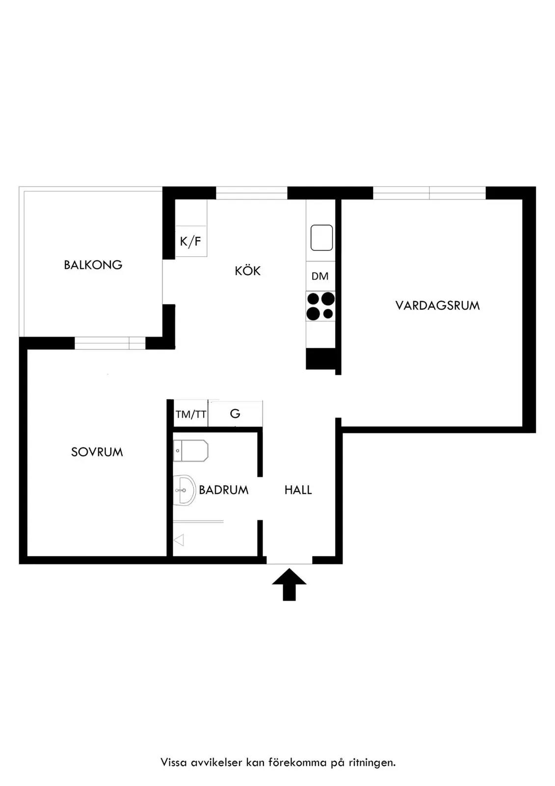Planritning för Ättekullagatan 16