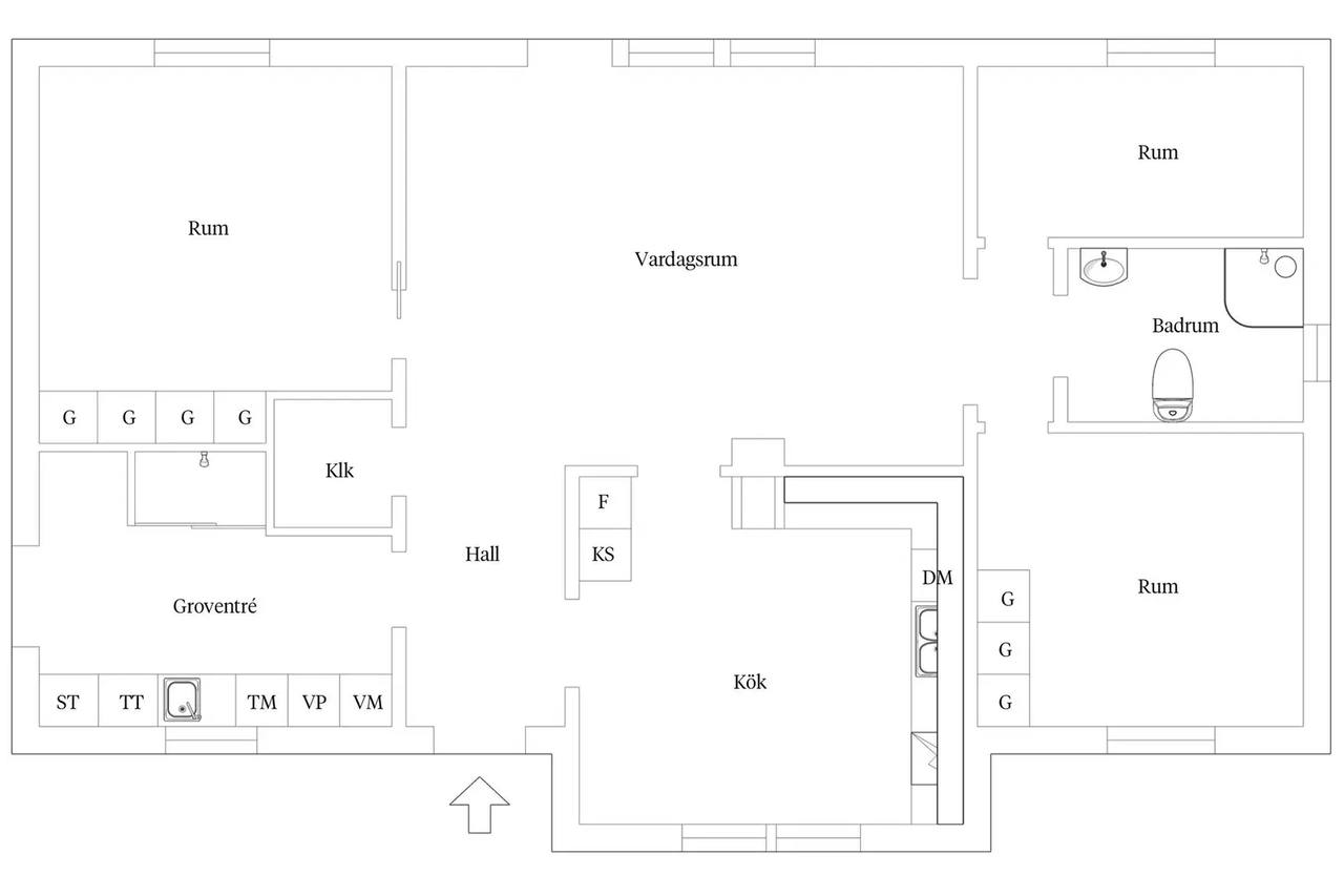 Floor plan for Fröjel Balders väg 2