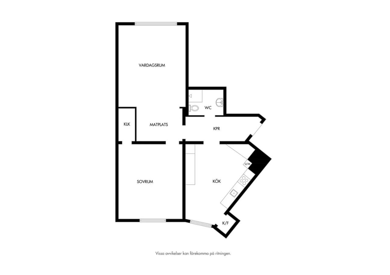 Floor plan for Lilla Möllevångsgatan 8
