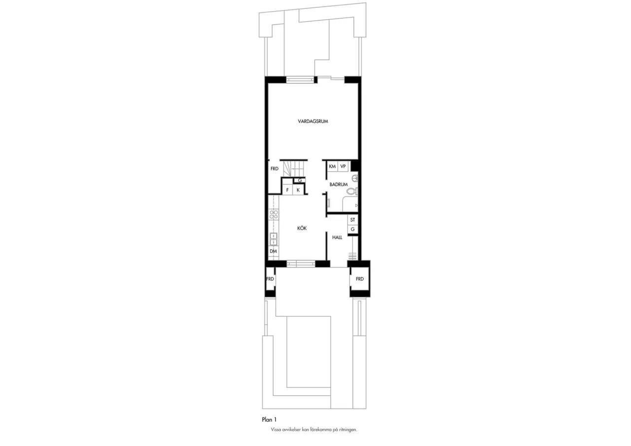 Floor plan for Kyrkvägen 11C