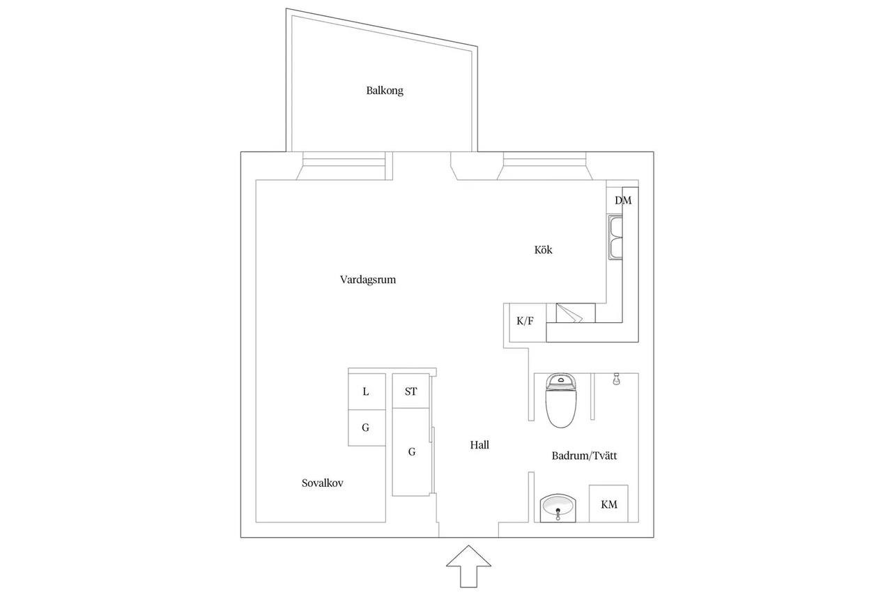 Planritning för Svängrumsgatan 79