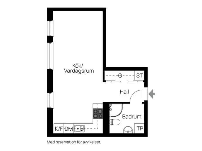 Floor plan for Bergagårdsvägen 14