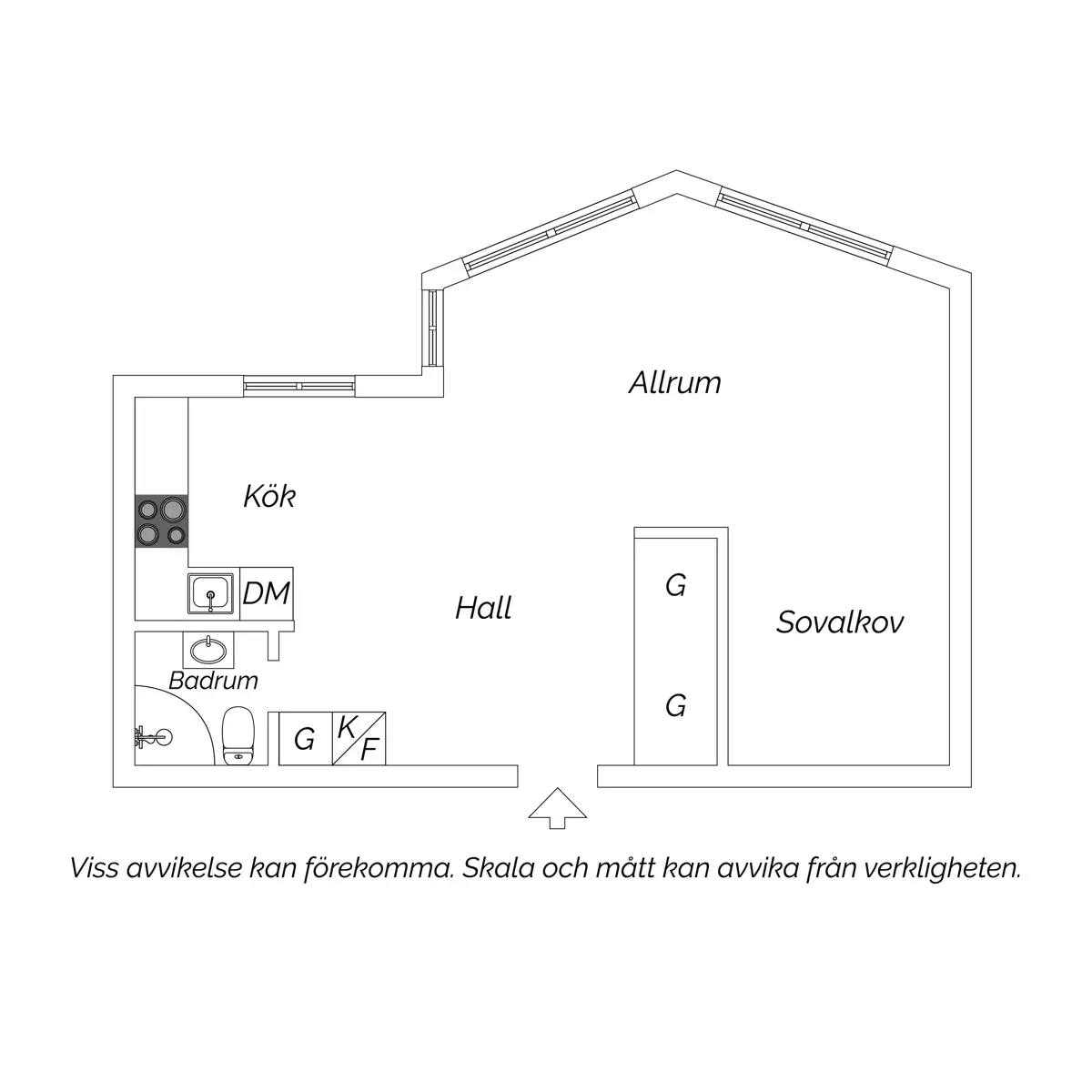 Planritning för Kolonigatan 2