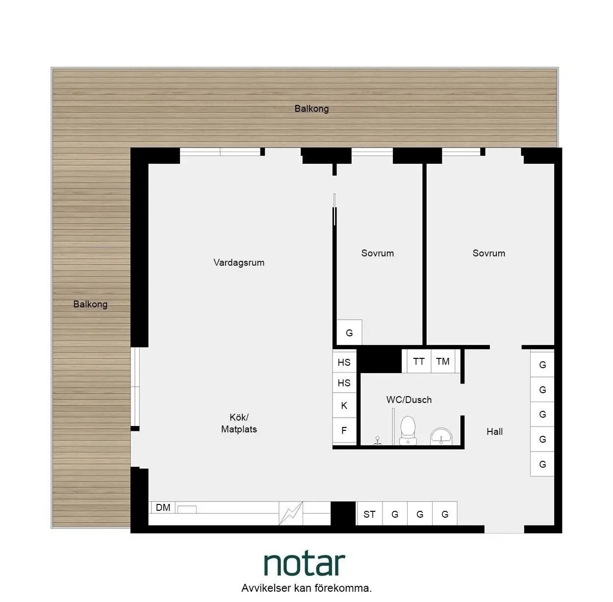 Floor plan for Strandängsgatan 18