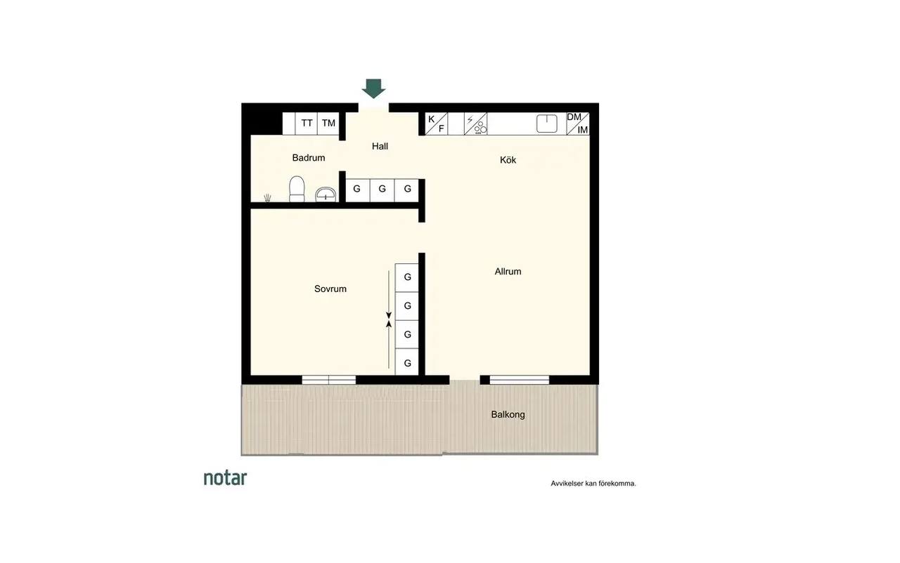 Planritning för Skördegatan 4
