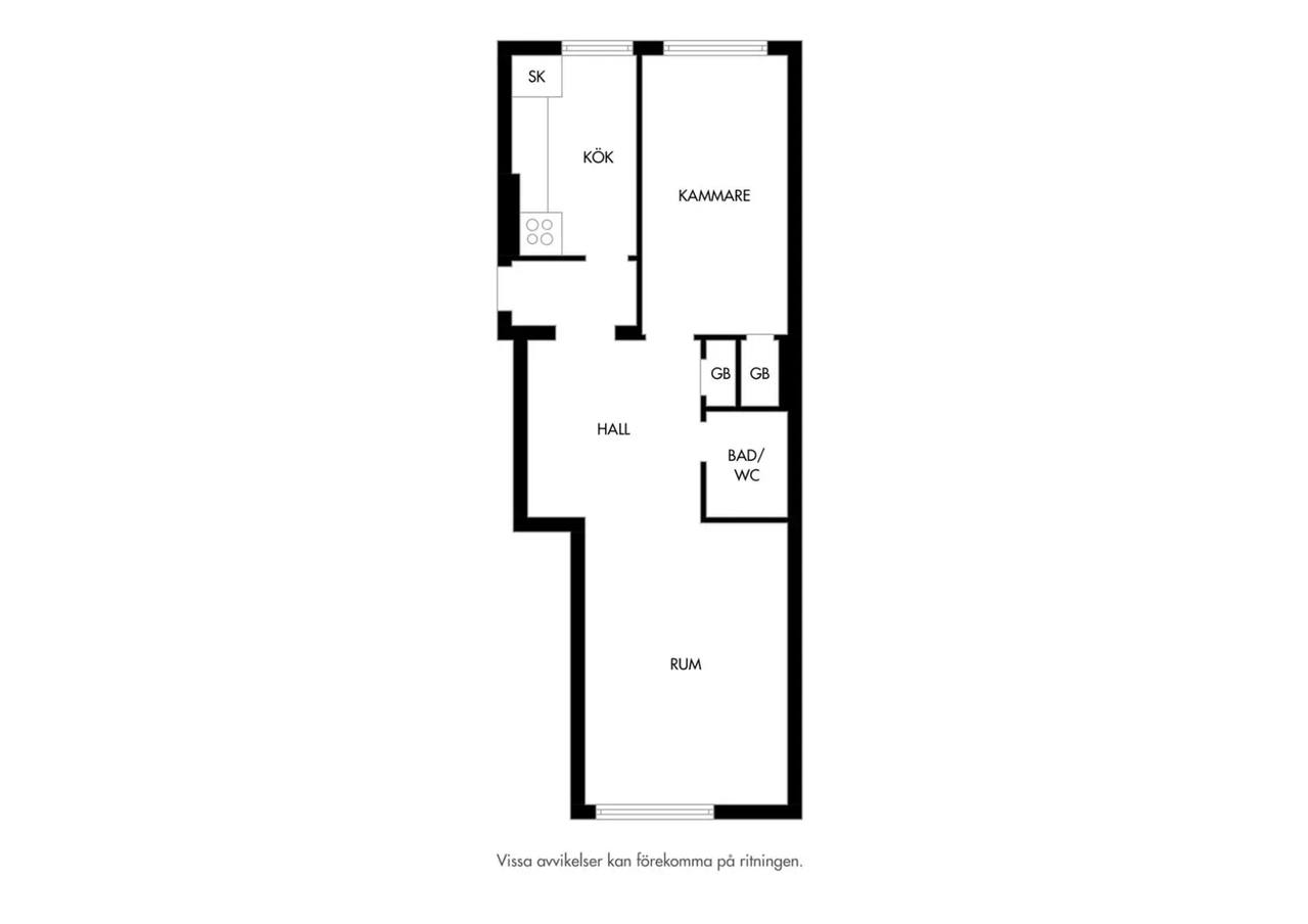Floor plan for Dalaplan 2A