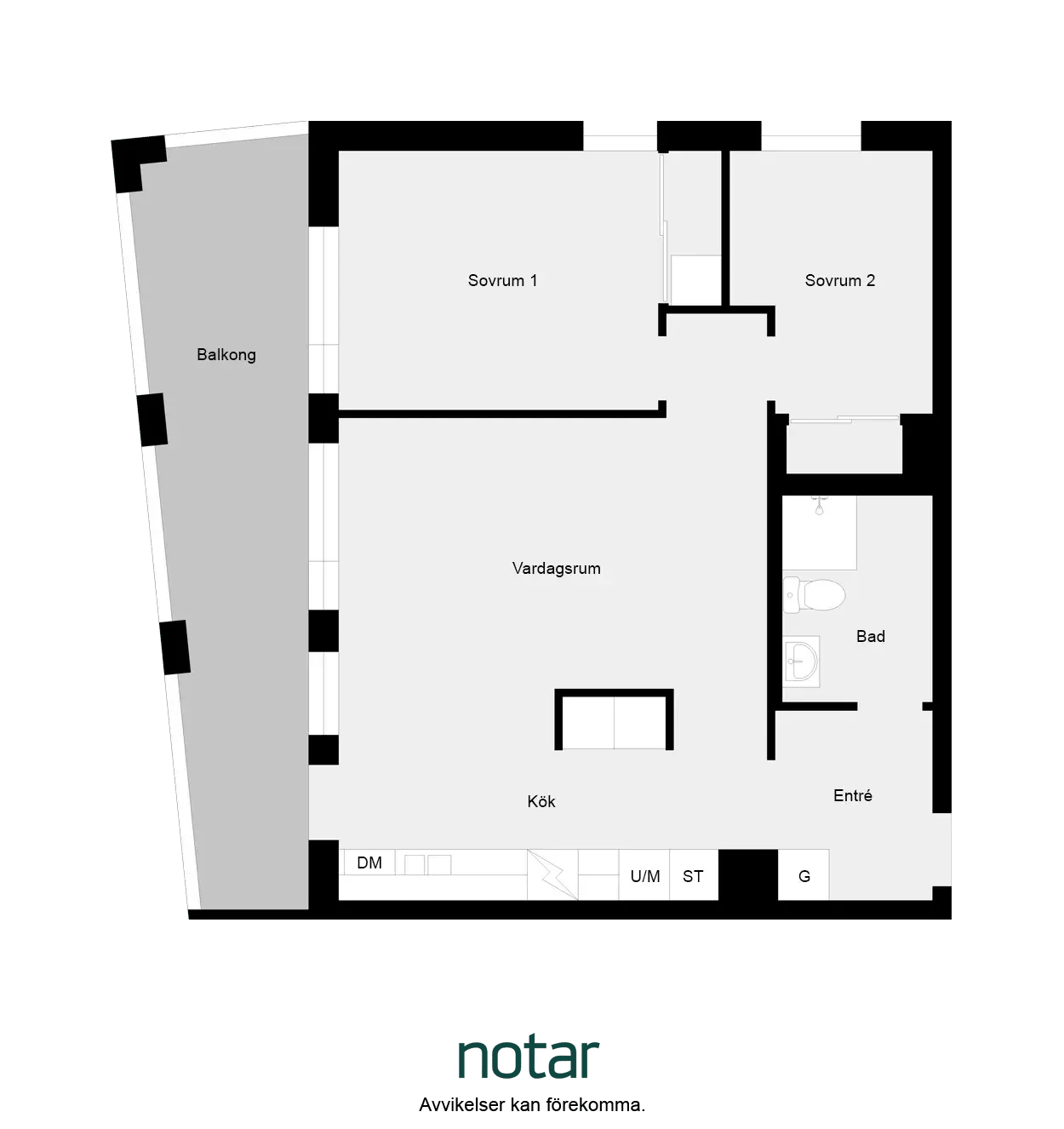 Floor plan for Brunnshögsgatan 40