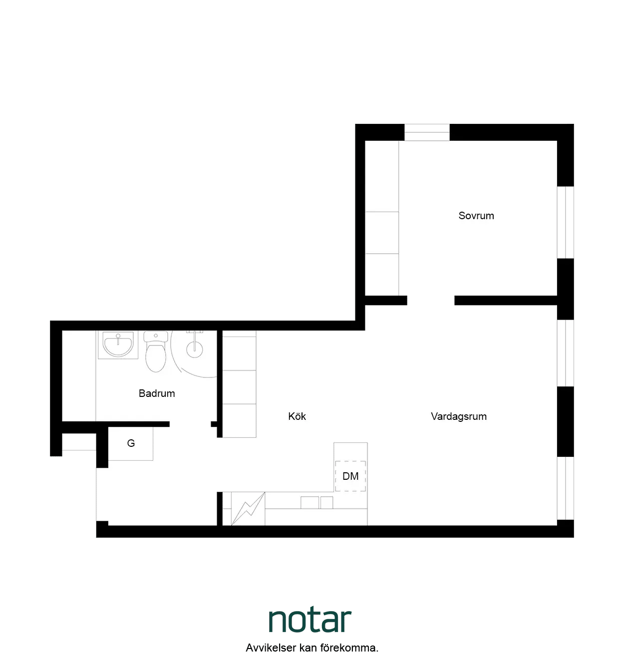 Floor plan for Thorells gata 1