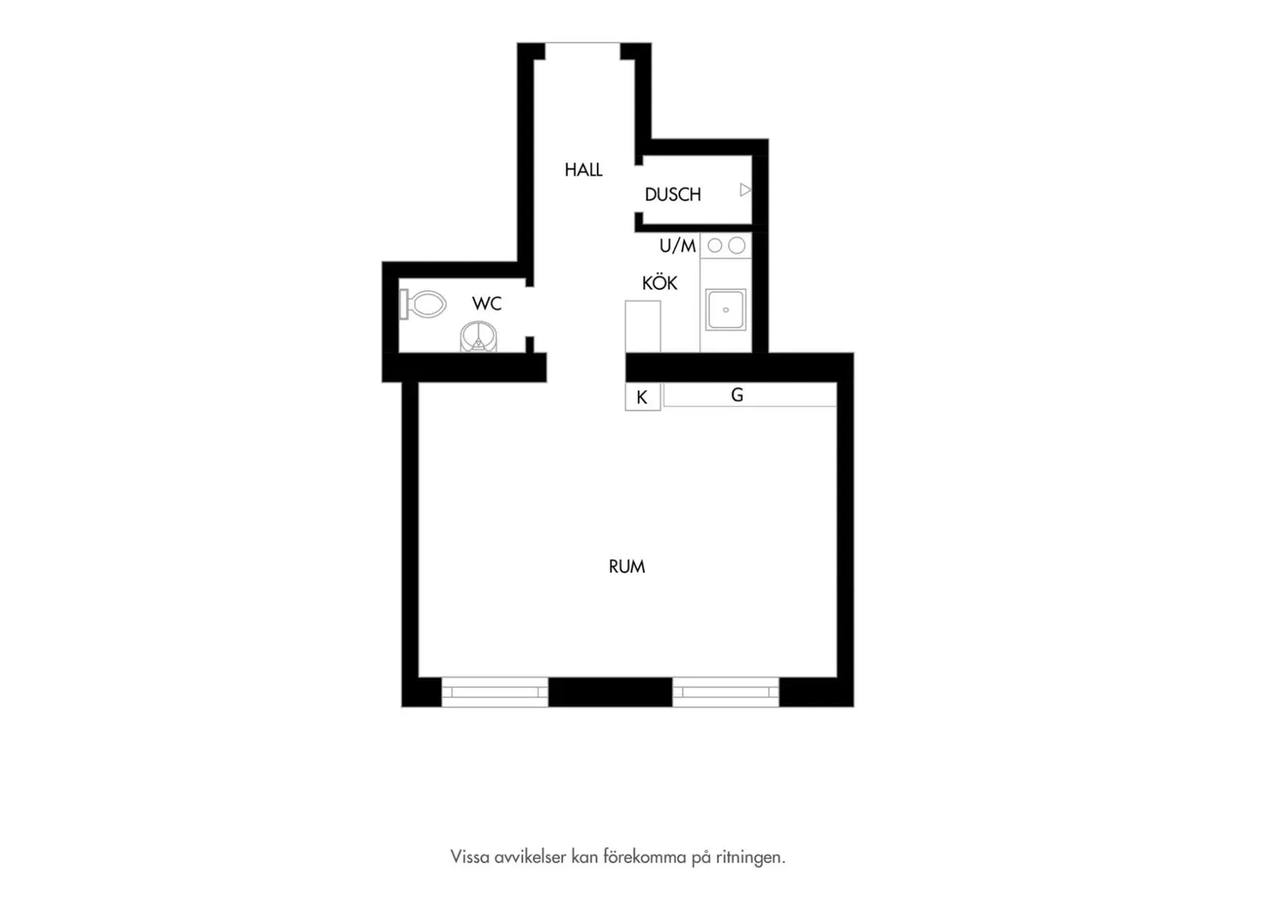 Floor plan for Roslins väg 1