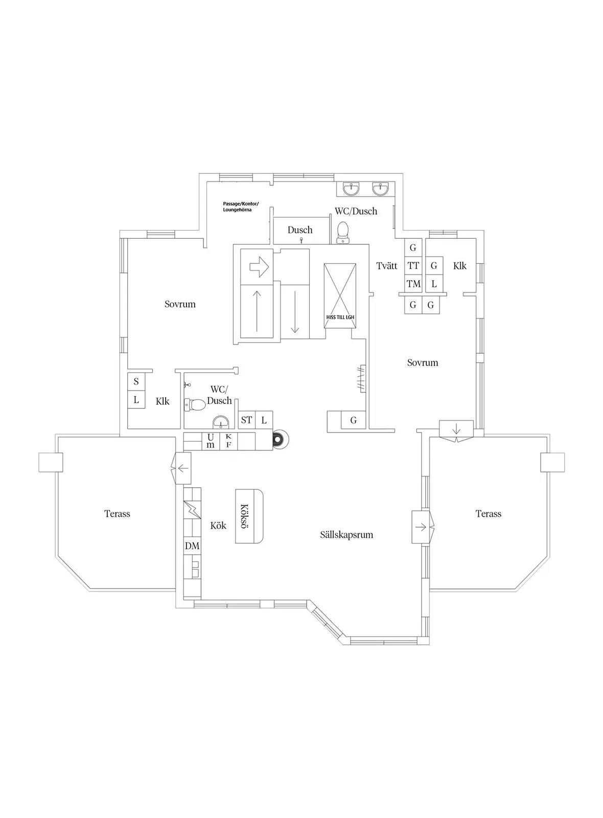 Floor plan for Svensknabbevägen 23
