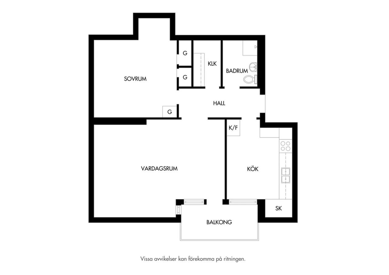 Floor plan for Lagerbrings väg 6A