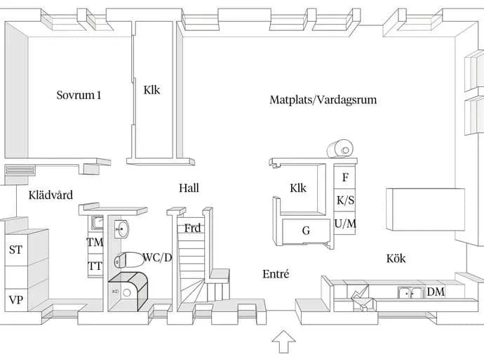 Floor plan for Döshultsvägen 511