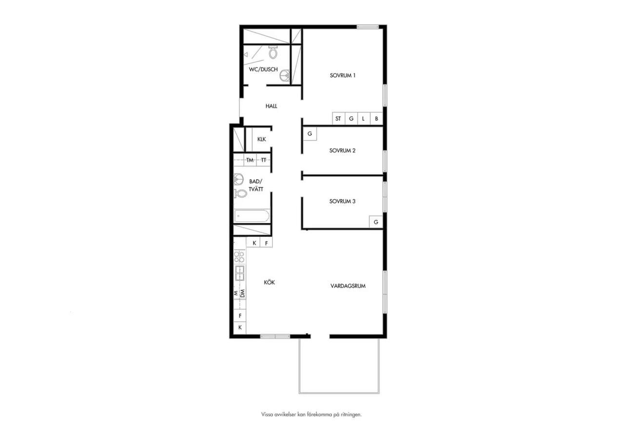 Floor plan for Bruksallén 10
