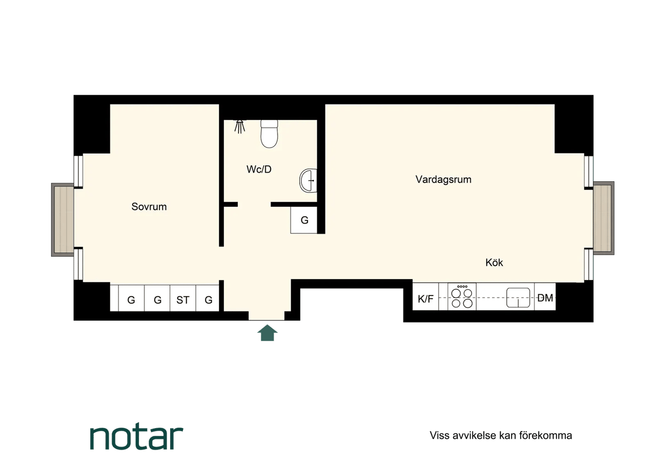 Floor plan for Storskiftesvägen 23