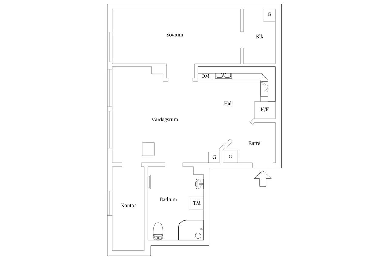 Floor plan for Värmlandsgatan 32