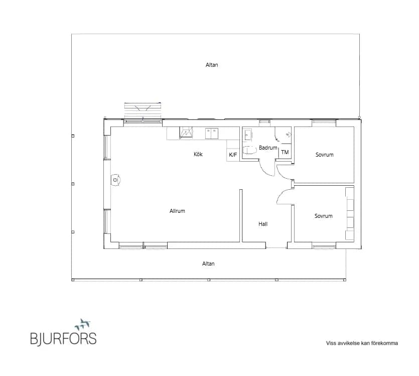 Floor plan for Farleden 58