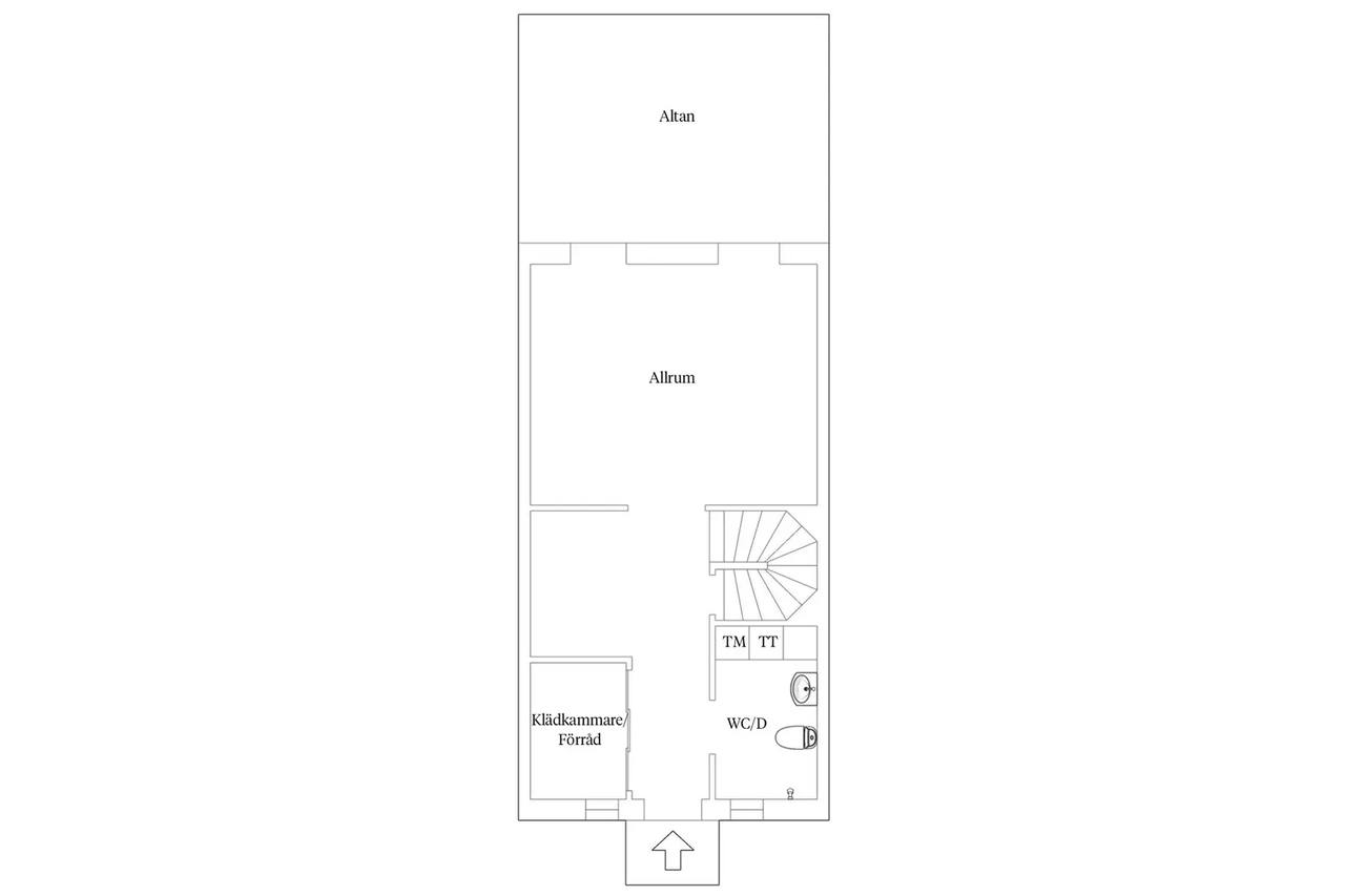 Floor plan for Lenngrensgatan 1B