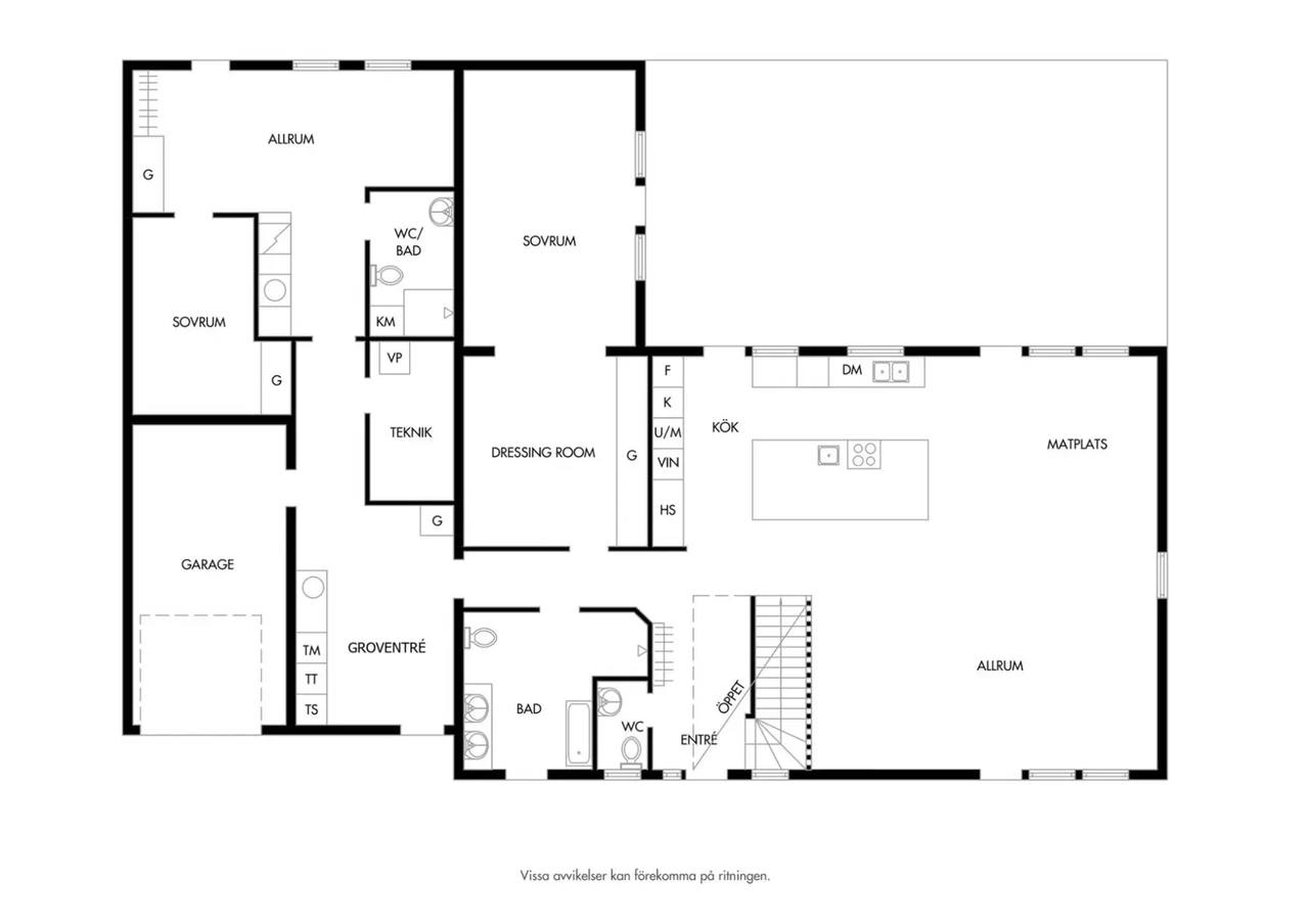 Floor plan for Anders Olsvägen 2B