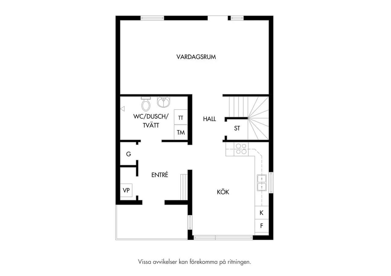 Planritning för Örnehuvuds väg 42