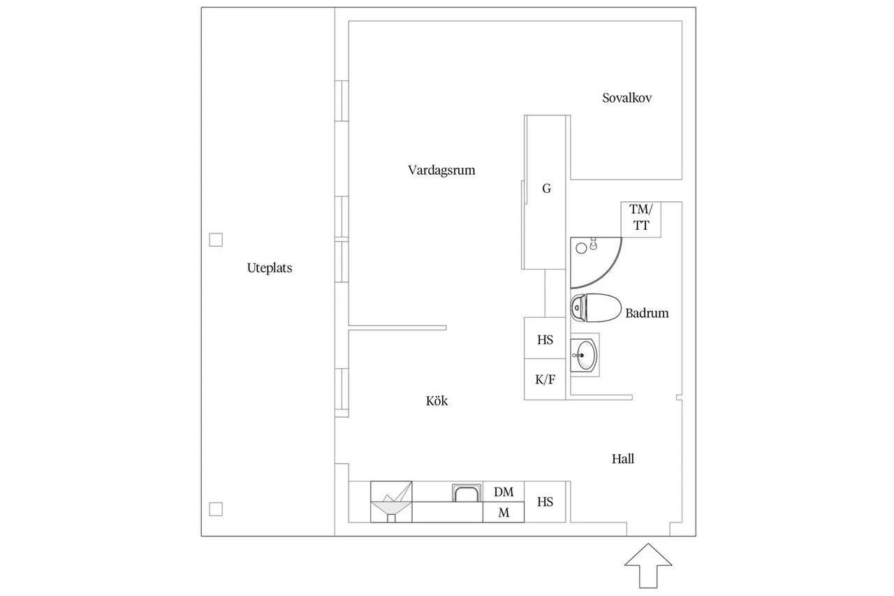 Planritning för Solventilsgatan 7