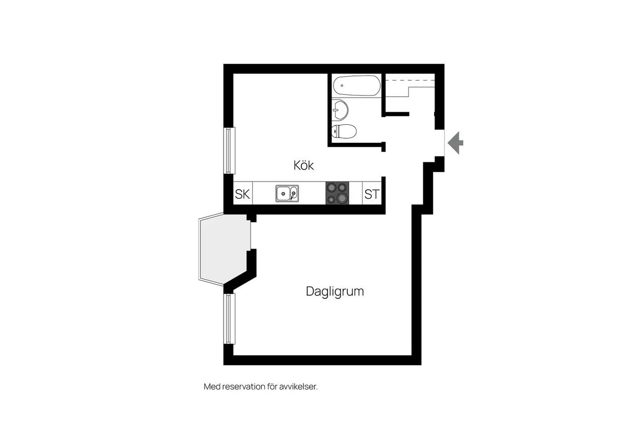 Planritning för Barnhemsgatan 6