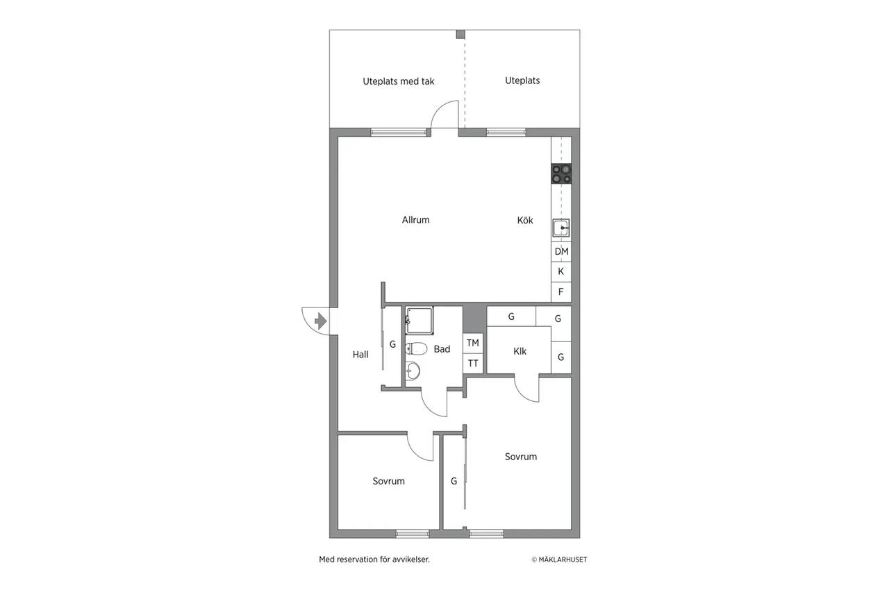Planritning för Gyhultsvägen 46