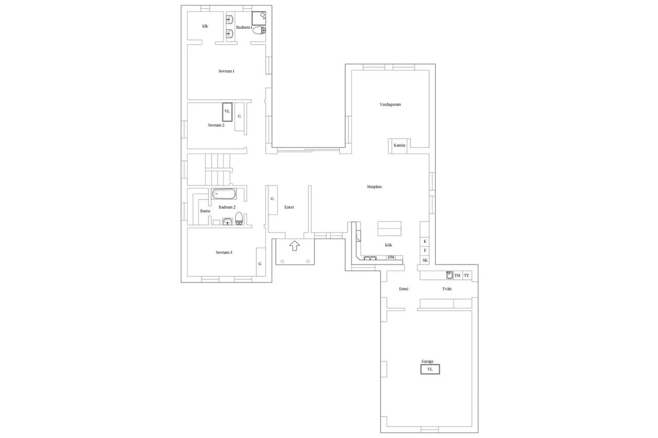 Floor plan for Lorenz väg 6