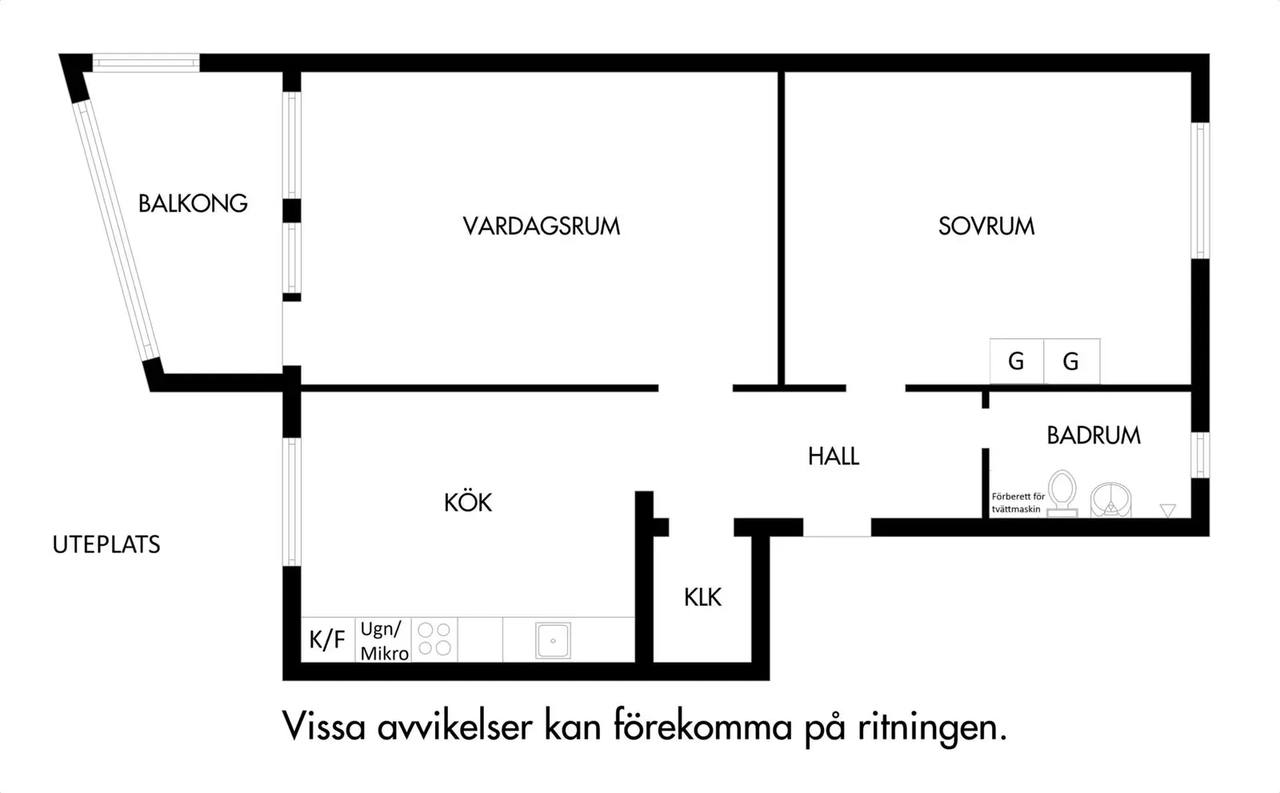 Planritning för Ragnvallagatan 26A