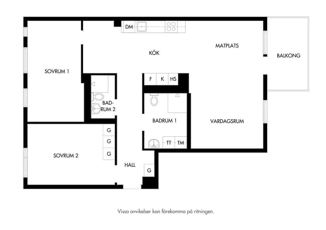 Floor plan for Nannas Gata 12