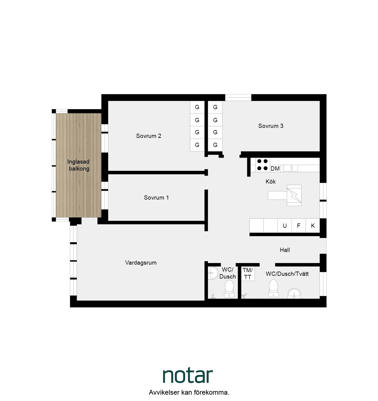 Floor plan for Ullaredsgränd 8