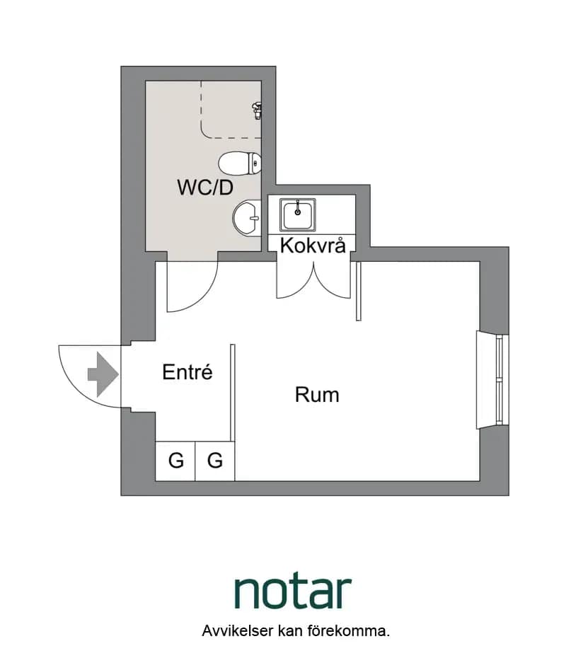 Floor plan for Follingbogatan 18