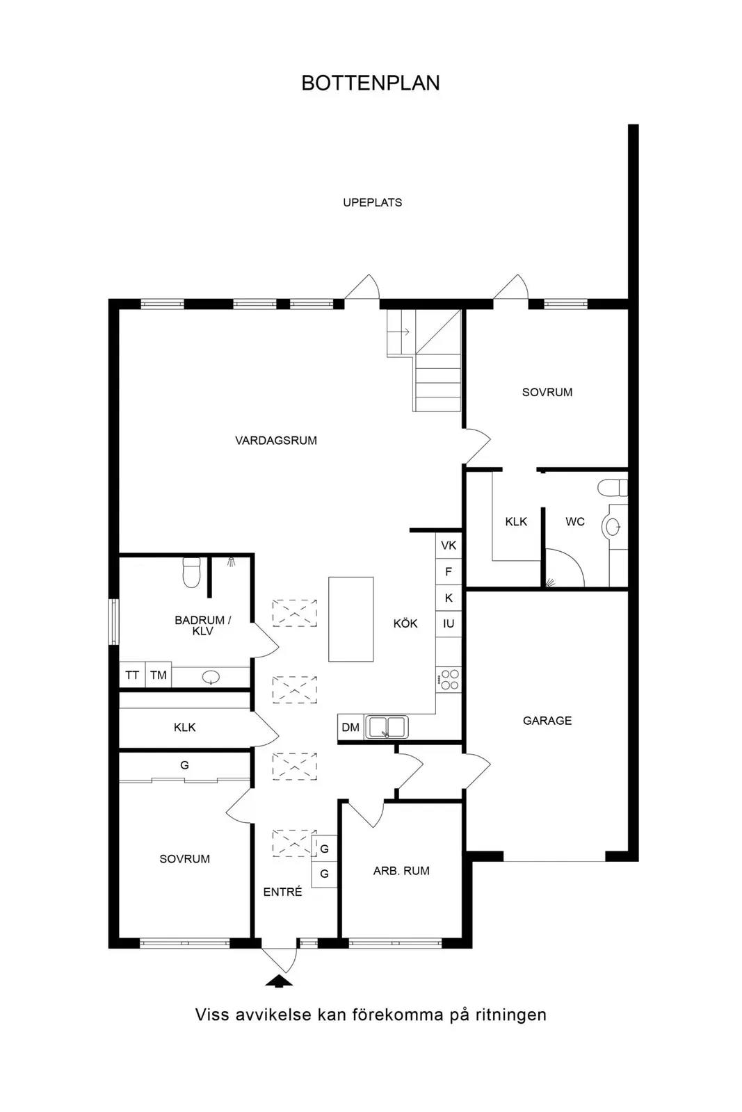 Planritning för Hånellsgatan 10B