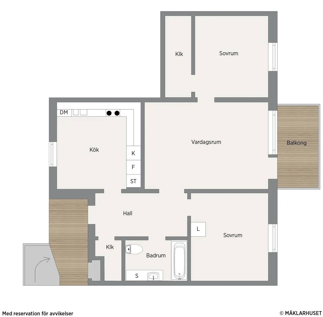 Floor plan for Ersbodavägen 145