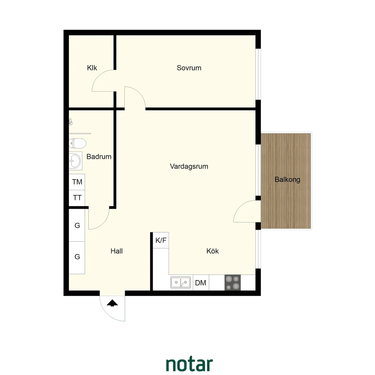 Floor plan for Hanvedens allé 87