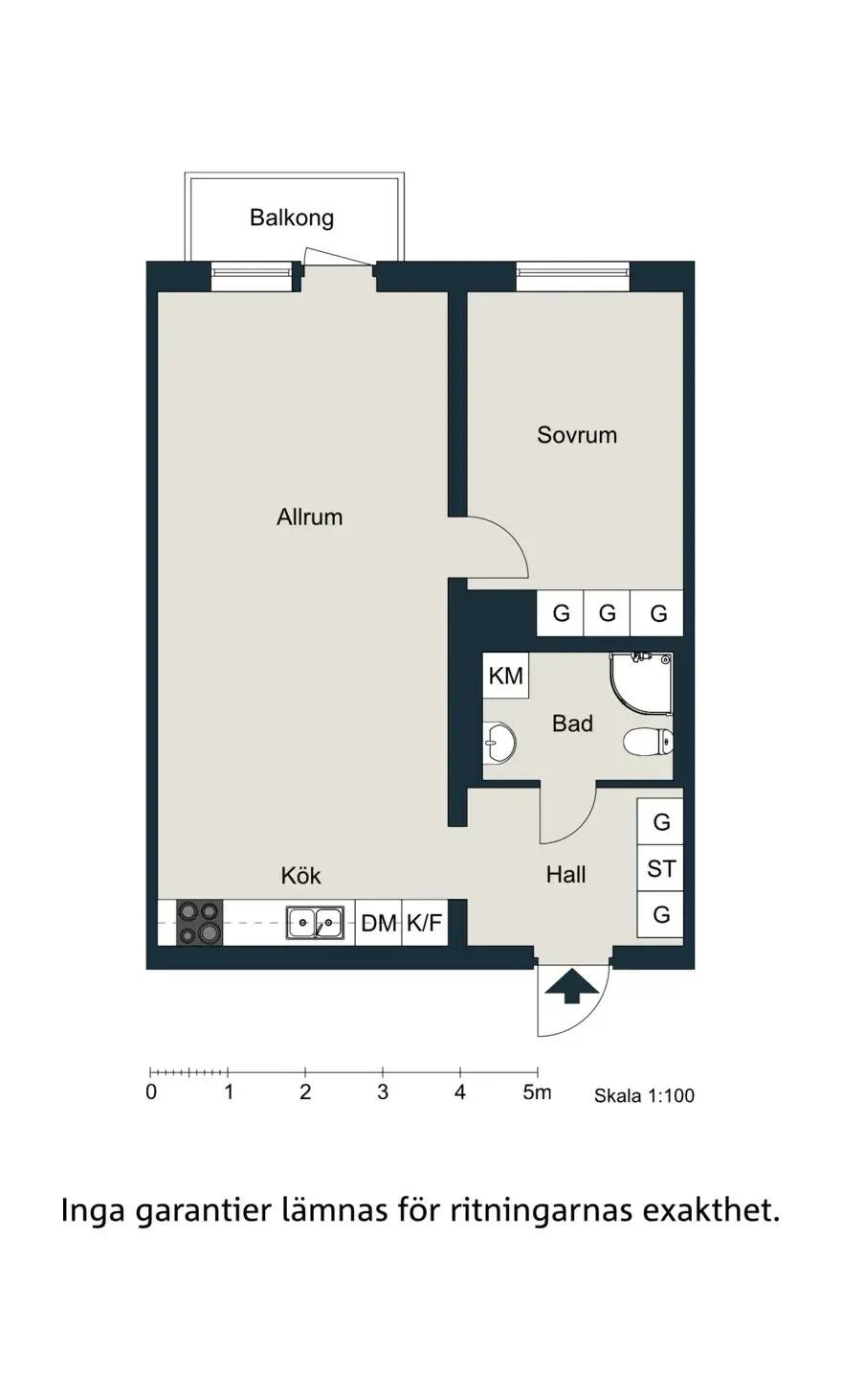 Floor plan for Sidenvägen 6H
