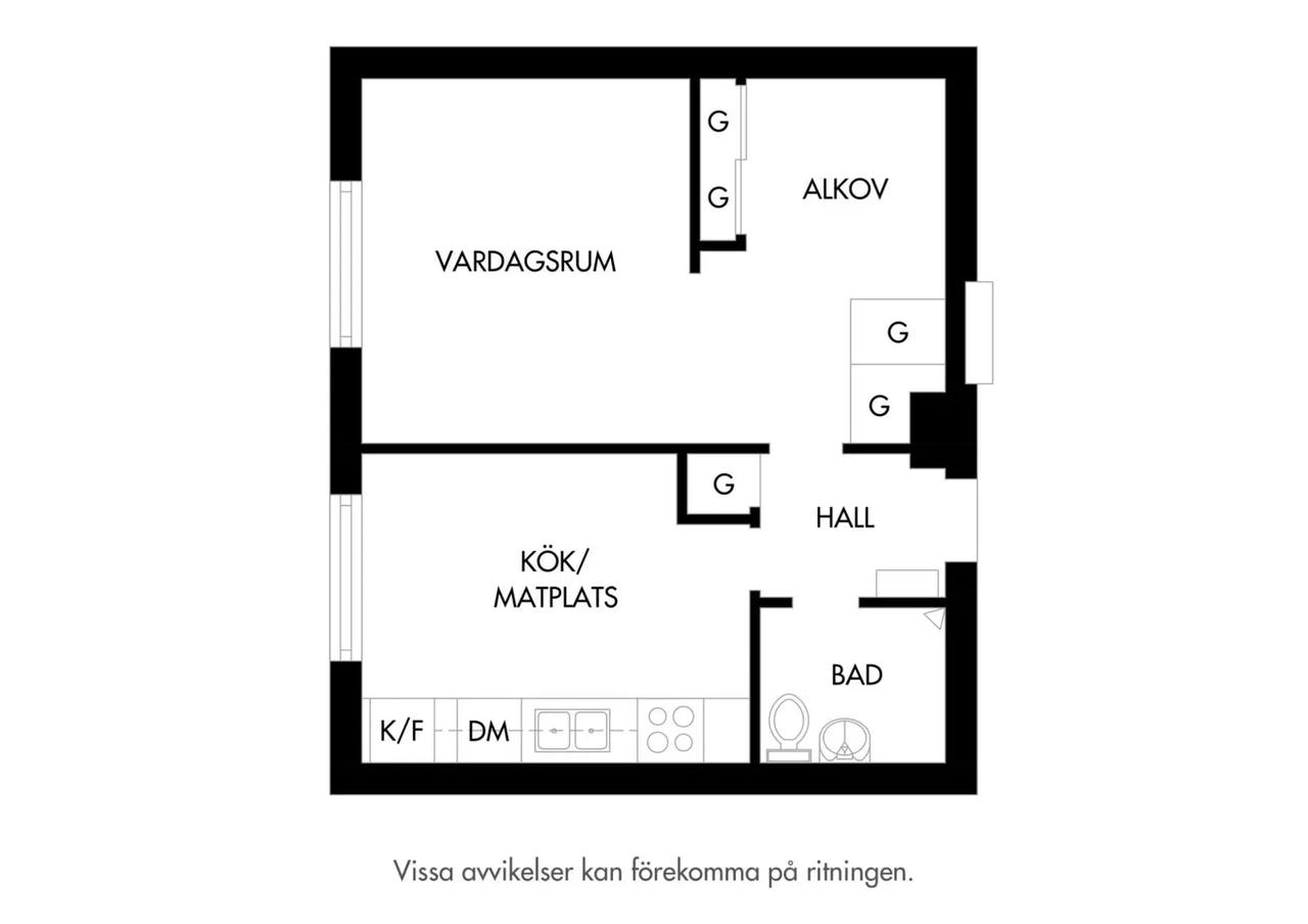 Planritning för Vagnmansgatan 10