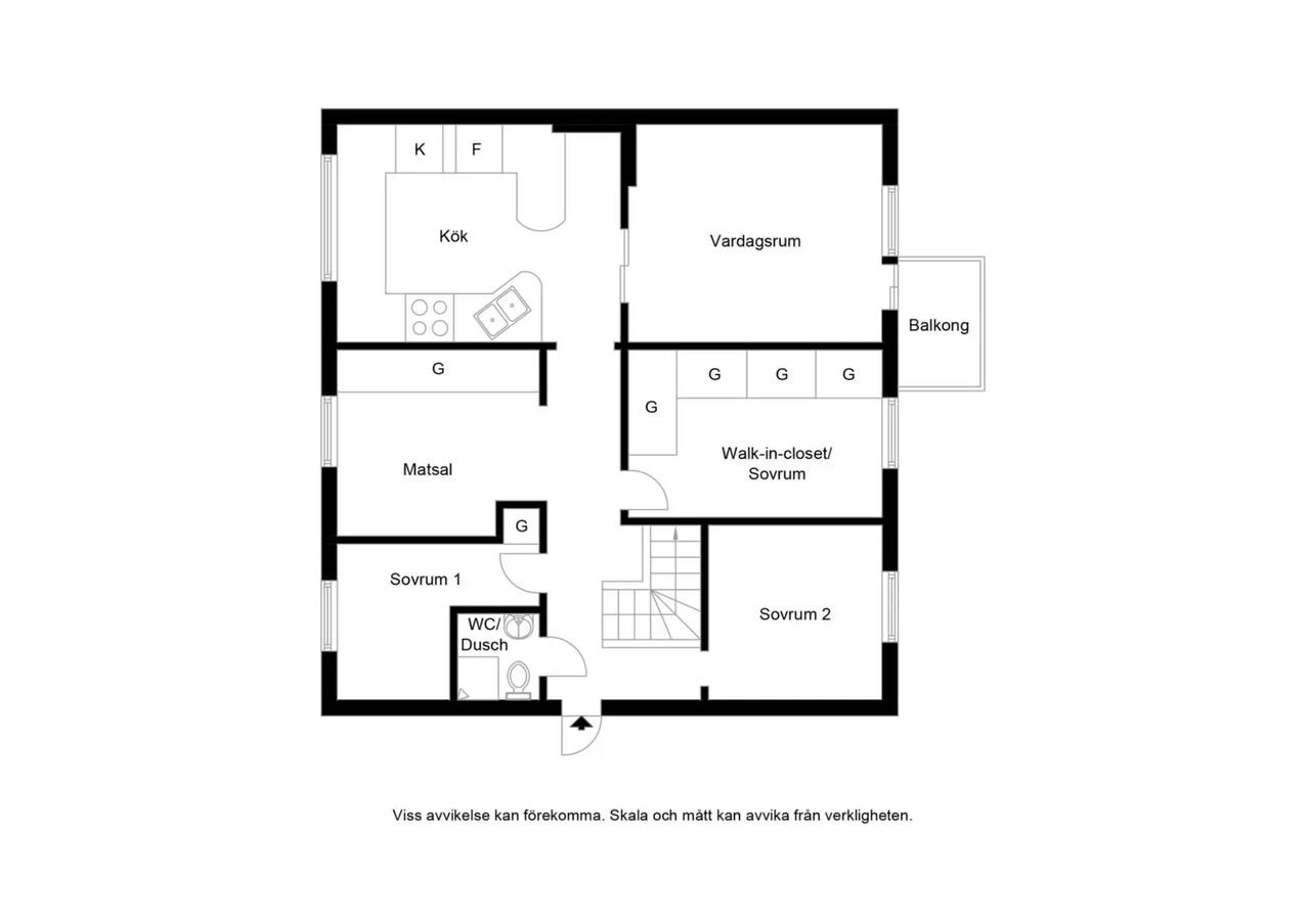 Planritning för Västra trädgårdsgatan 46