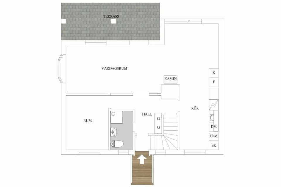 Planritning för Allgatan 33