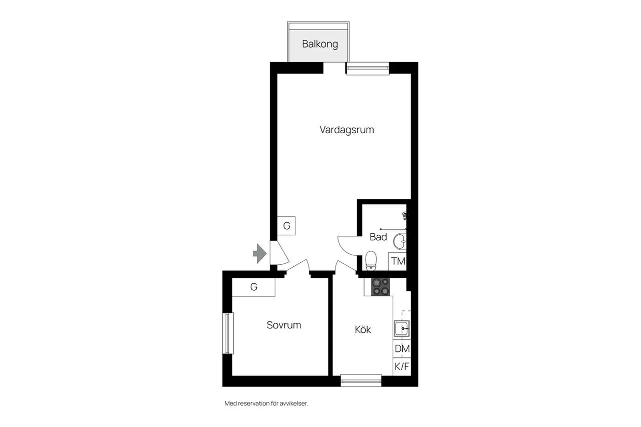 Floor plan for Engelbrektsgatan 50