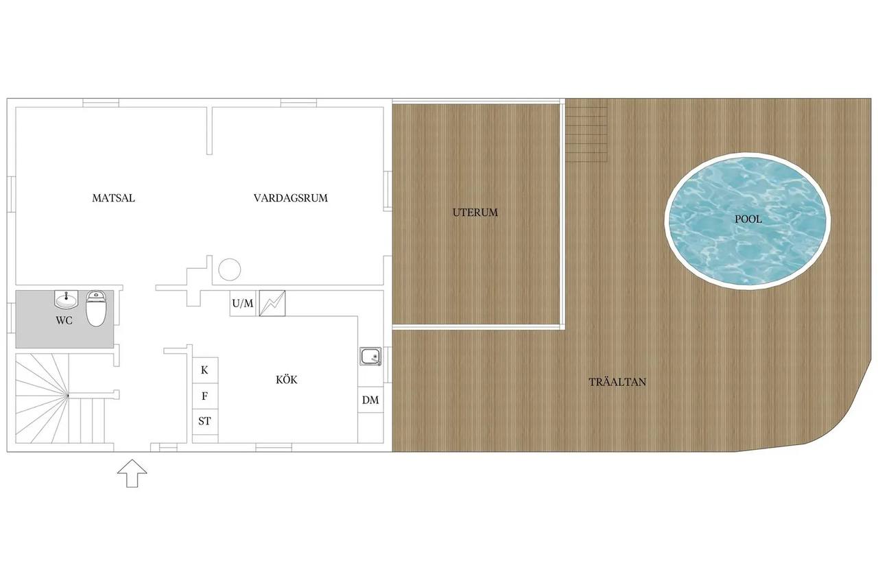 Floor plan for Söderhagsgatan 6