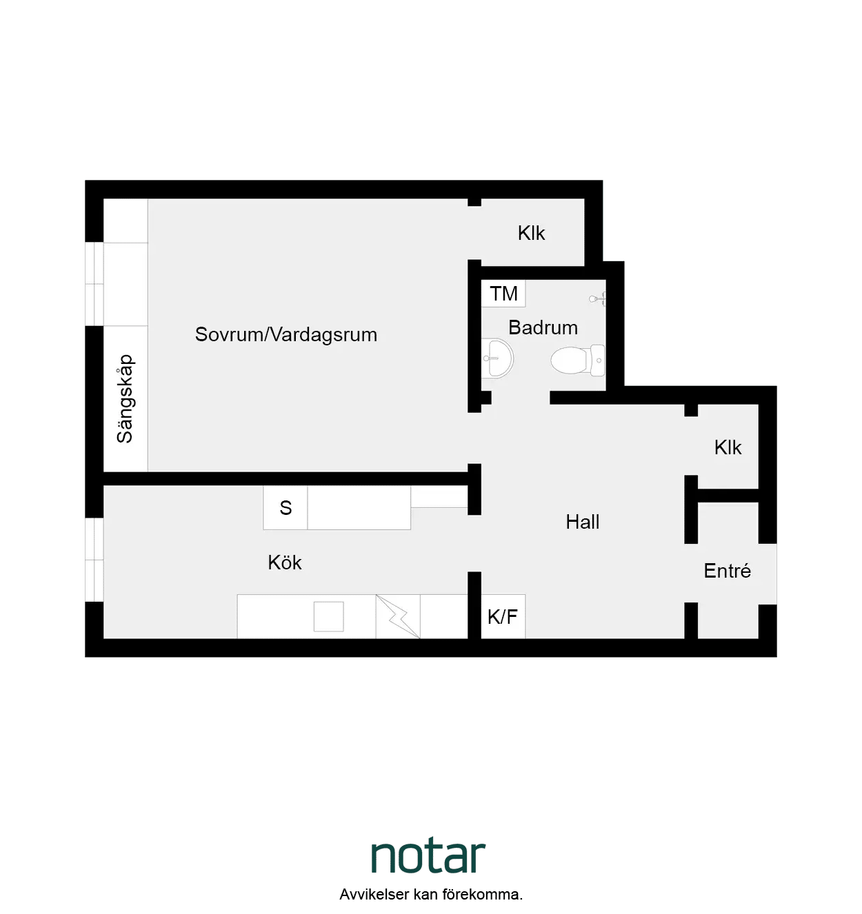 Floor plan for Folkskolegatan 3, 4 tr