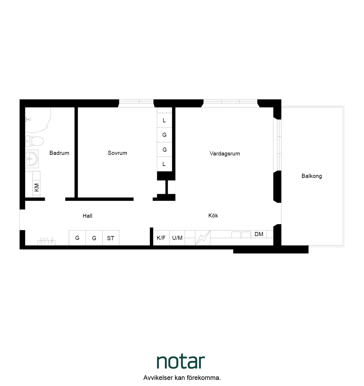 Floor plan for Skogsvändan 5A